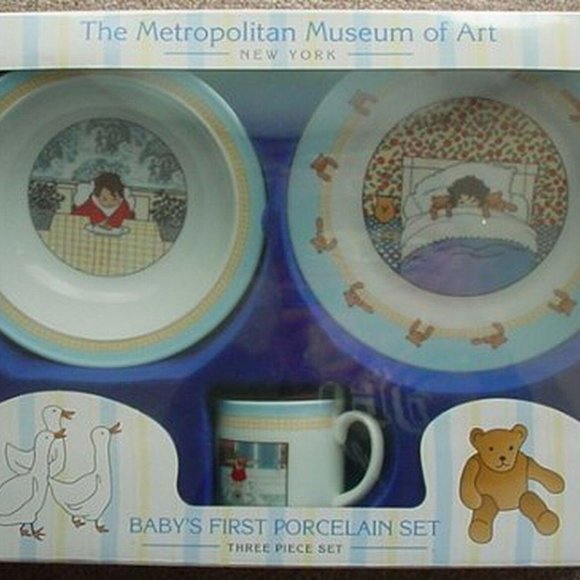 MARIE FRANC-NOHAIN BABY'S FIRST PORCELAIN DISH SET